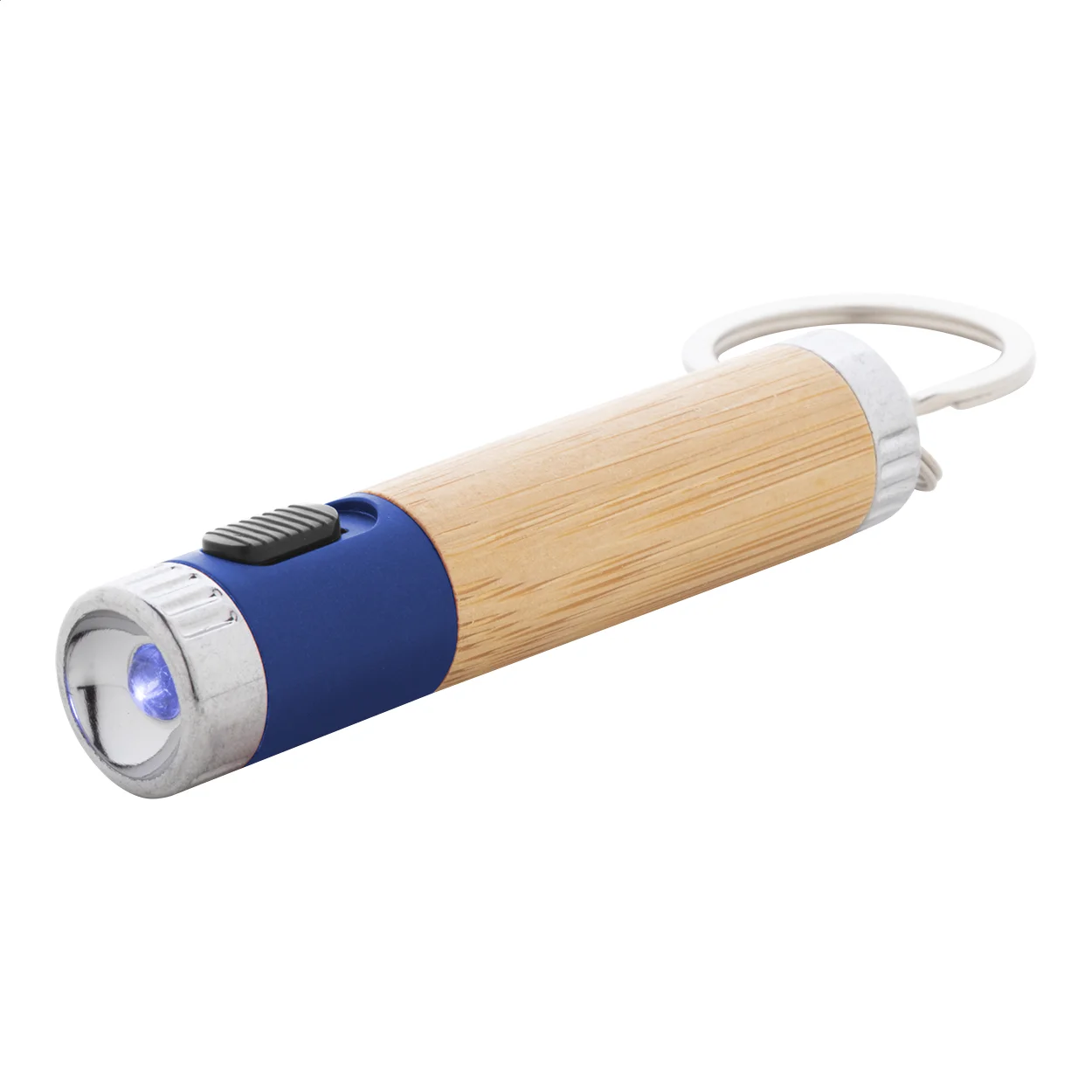 Mini-Taschenlampe Raboo, blau, natur – Bild 3