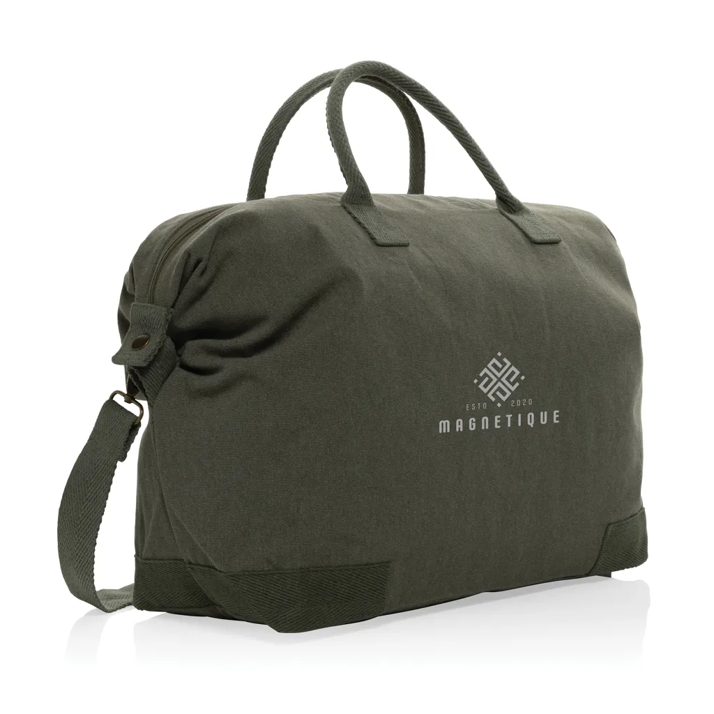 Kezar AWARE™ 500g/m² Wochenendtasche aus recyceltem Canvas, grün – Bild 6
