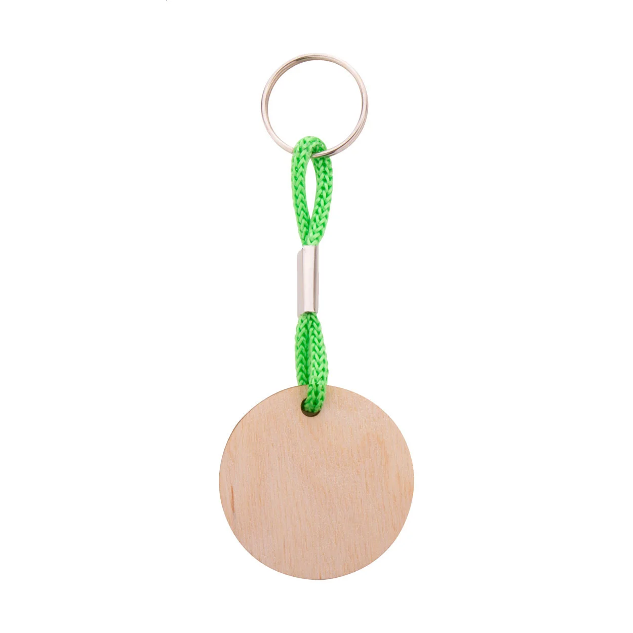 Individueller Schlüsselanhänger Woody Plus A, grün, natur – Bild 2