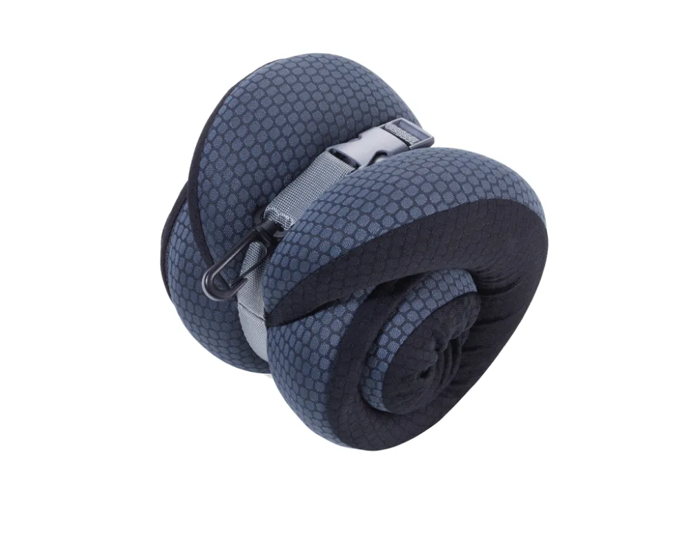 Nackenkissen BUSINESS TRAVEL PILLOW, anthrazit/schwarz – Bild 3