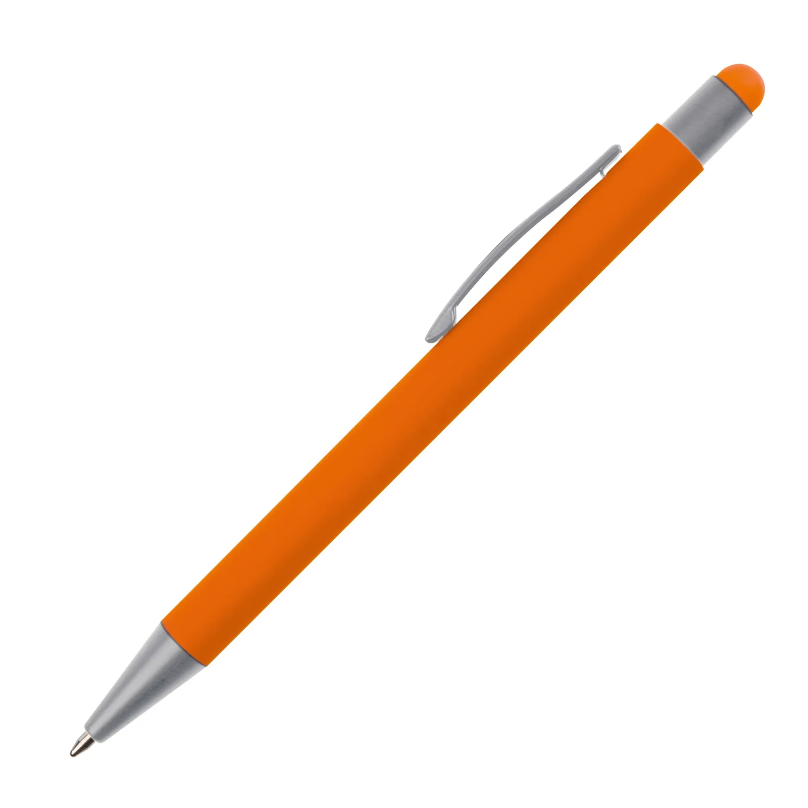 Metall Kugelschreiber mit Touch-Pen Rio, orange – Bild 2