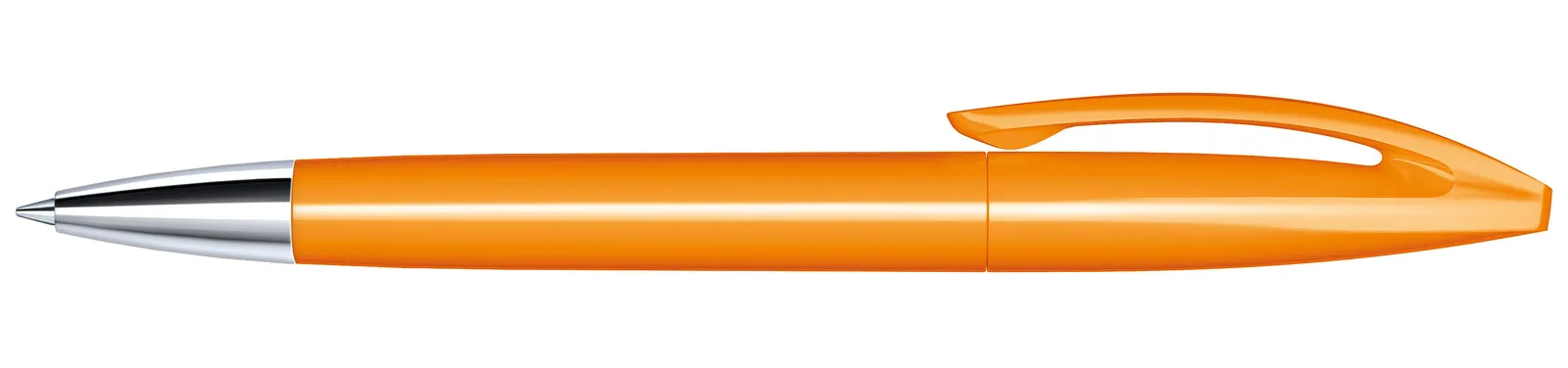 Bridge Polished MT Drehkugelschreiber, Orange 151 – Bild 4