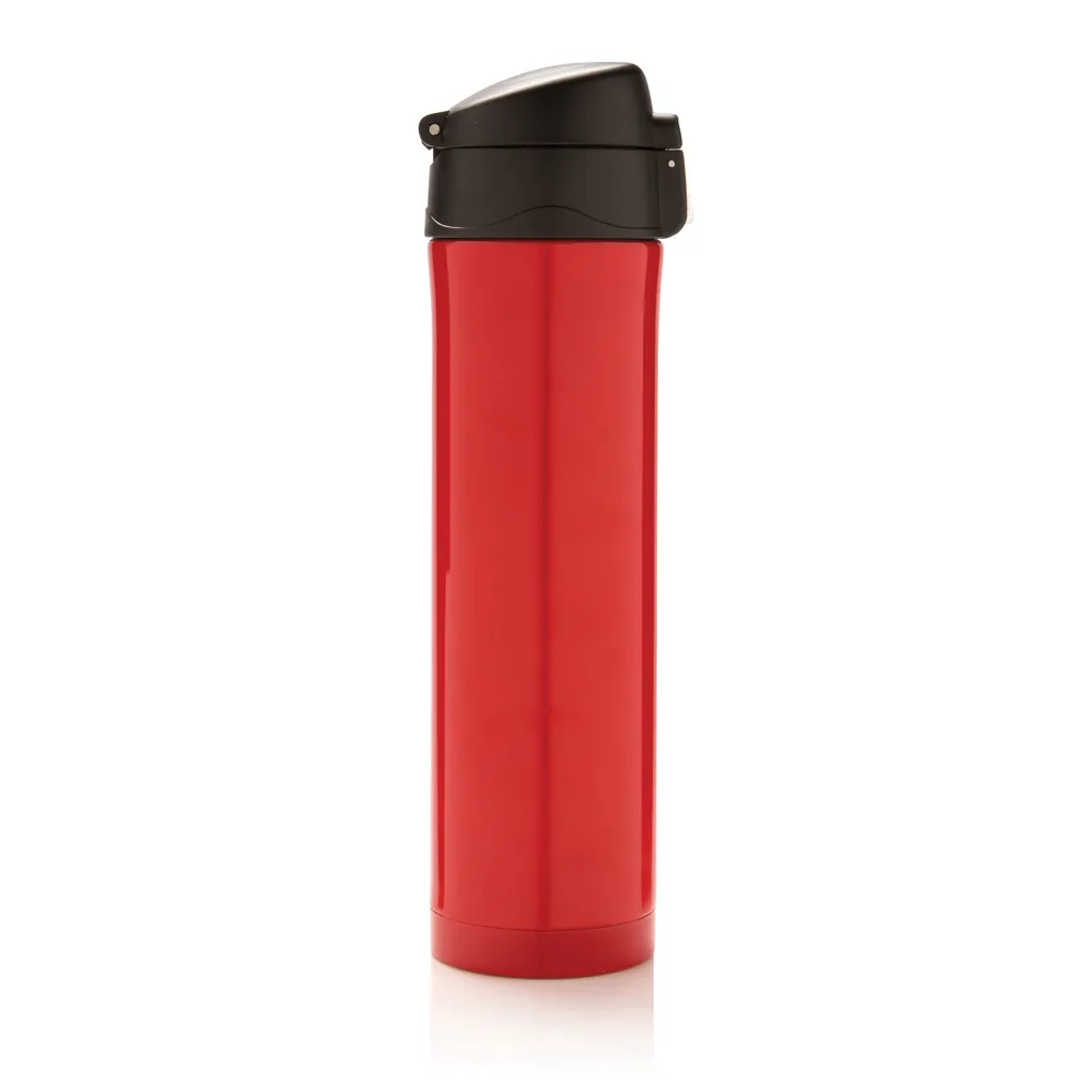 Easy Lock Vakuum-Flasche aus RCS recyceltem Stahl, rot – Bild 5