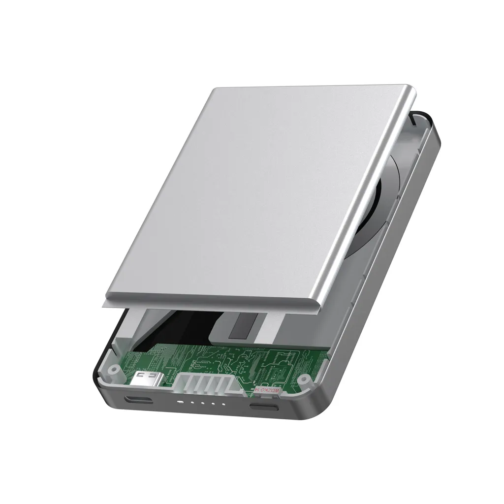 Urban Vitamin Marin 5.000mAh magnet. 15W Wireless Powerbank, schwarz – Bild 9