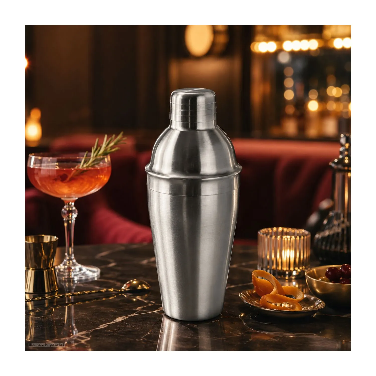 ROMINOX® Cocktailshaker // Shakeme, silber – Bild 5