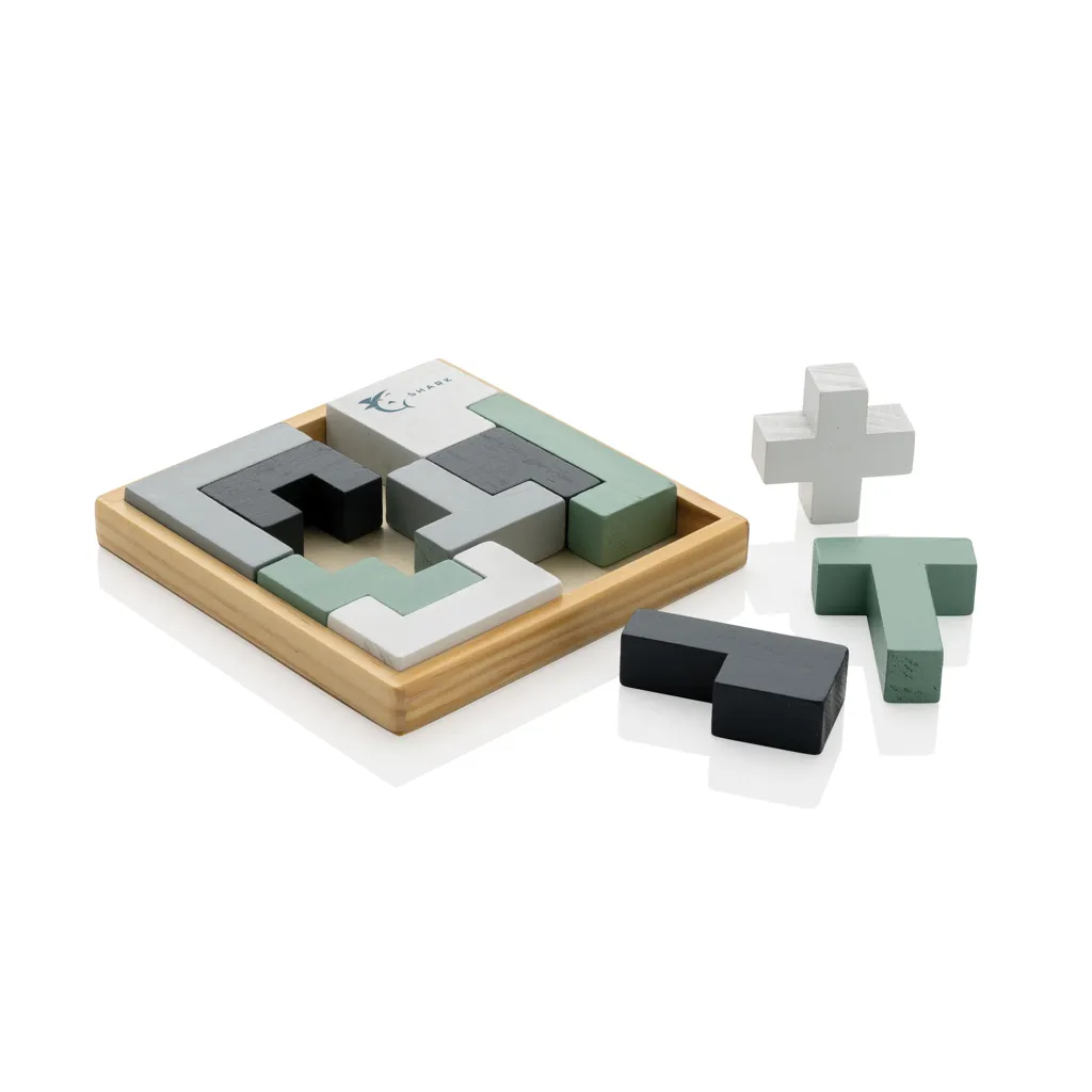 Cree Holz-Puzzle, braun – Bild 3