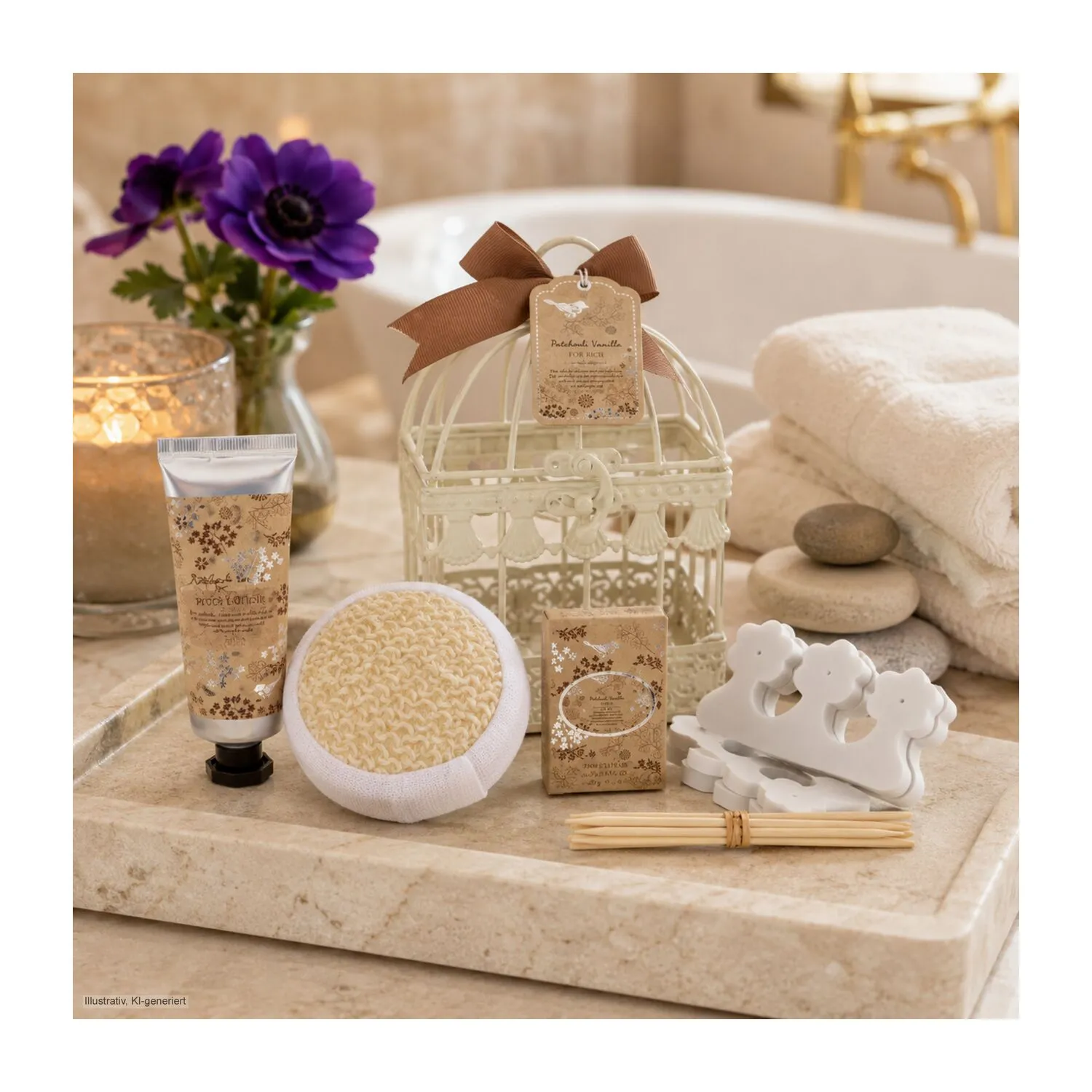Wellness-Geschenkset: La Volière, weiß – Bild 4