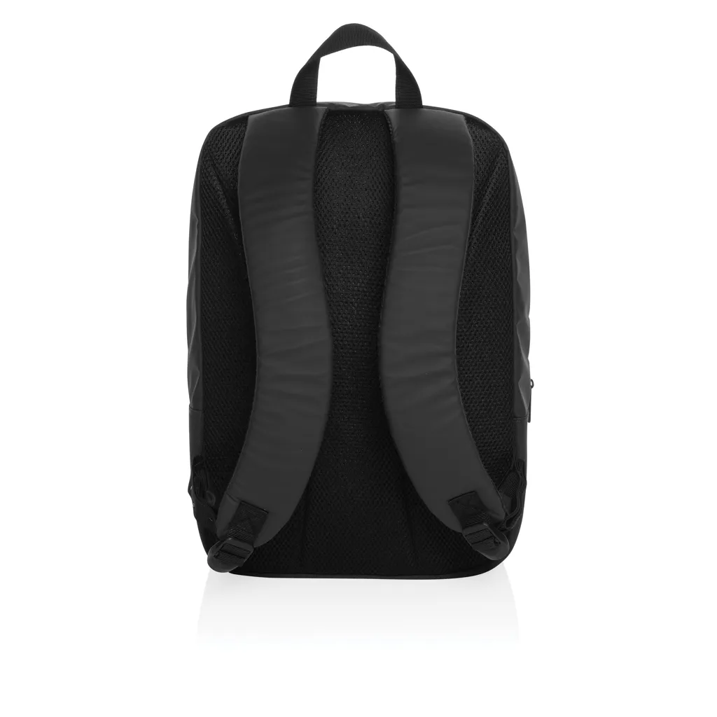 Armond AWARE™ RPET 15.6" Basic Laptop-Rucksack, schwarz – Bild 3