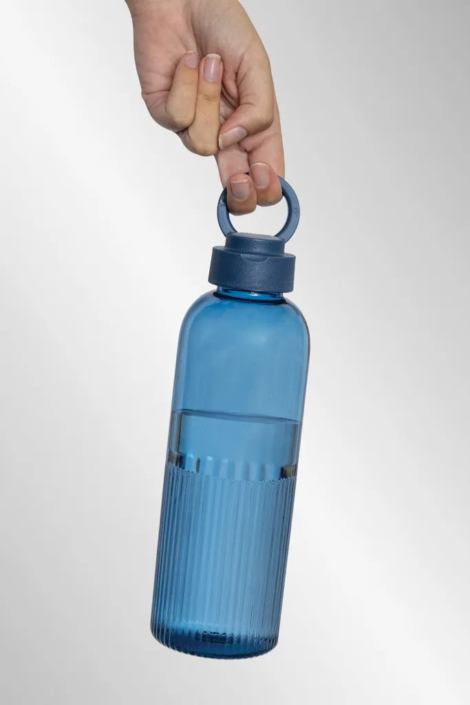 Ripple RCS rPET auslaufsichere Wasserflasche, 750ml, navy blau – Bild 8