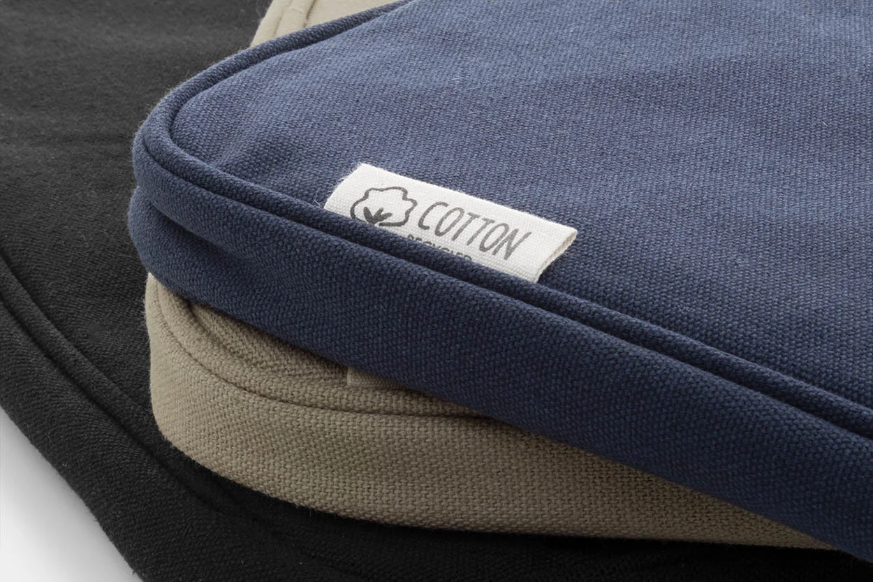 Recycelten Canvas Laptoptasche Rebyss Comp, dunkelblau – Bild 6