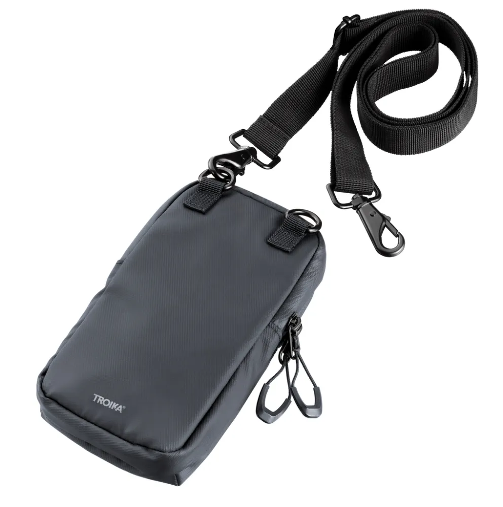 Smartphone Umhängetasche TROIKA BLACK SMARTBAG, schwarz – Bild 3