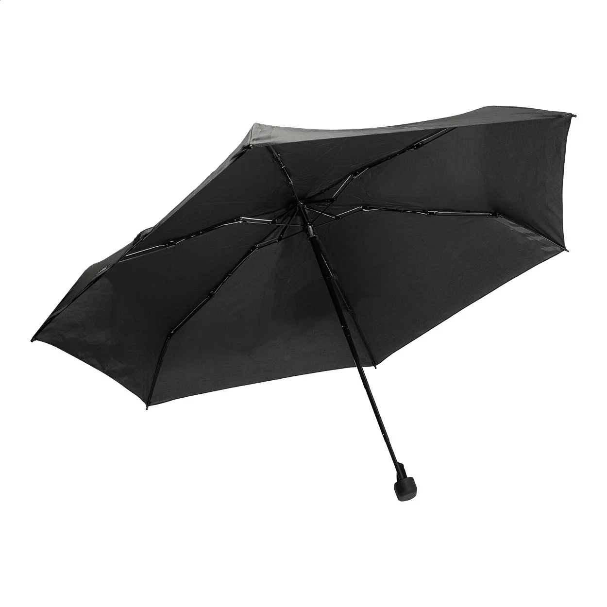 Mini-Taschenschirm Fractus aus RPET, schwarz – Bild 3