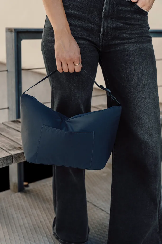 KENTO URBAN Kühltasche aus RCS recyceltem Nylon, navy blau – Bild 7
