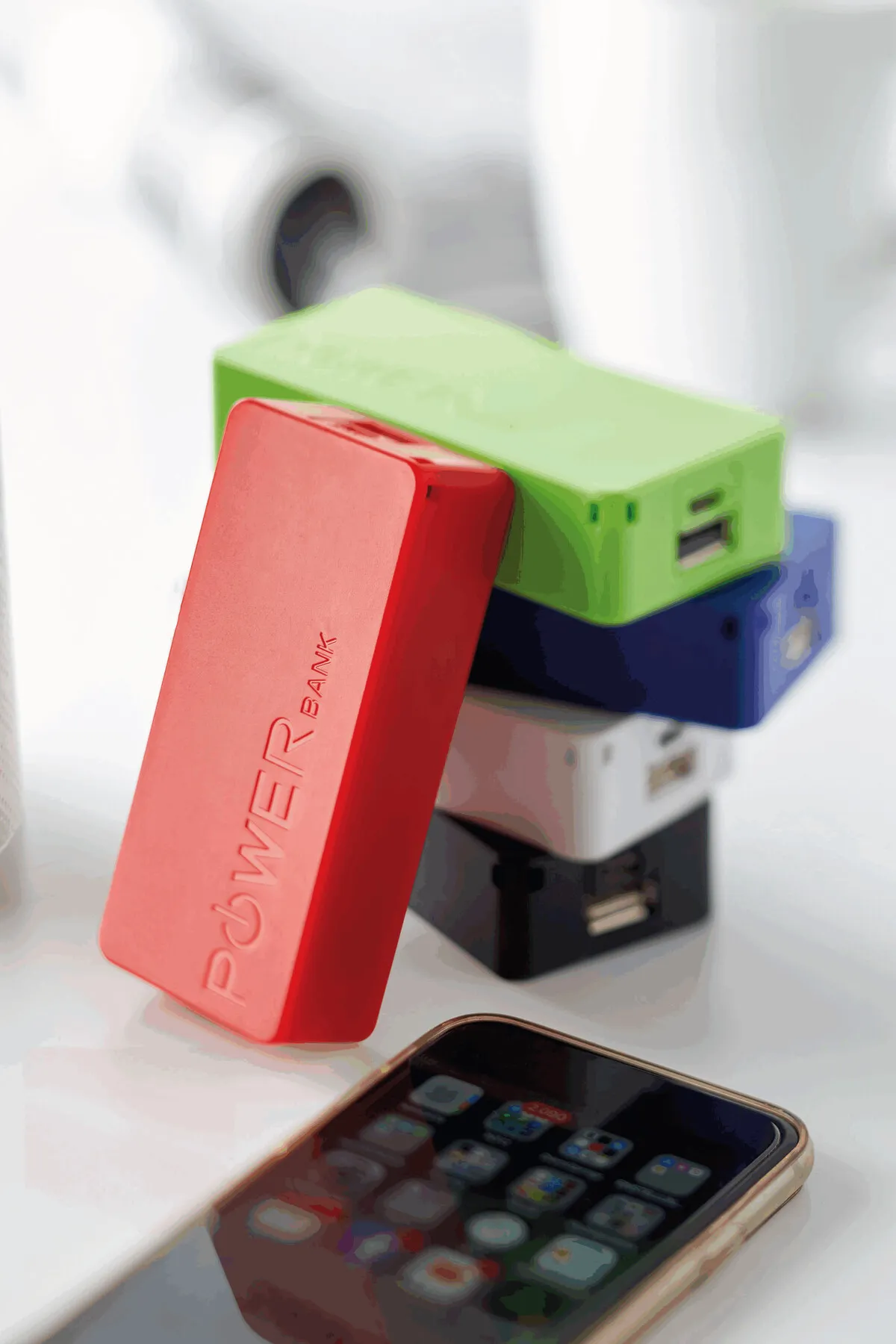 TOP ENERGY - Powerbank, rot – Bild 7