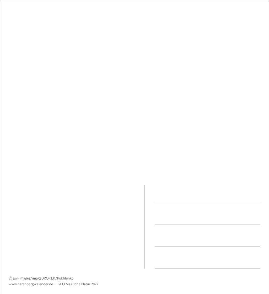 GEO Magische Natur Postkartenkalender 2027 – Bild 3
