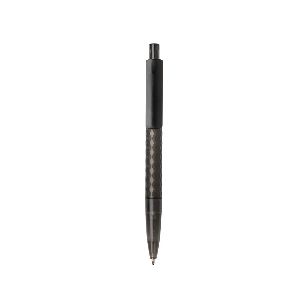 X3 Frosted-Pen aus GRS recyceltem PC, schwarz – Bild 3