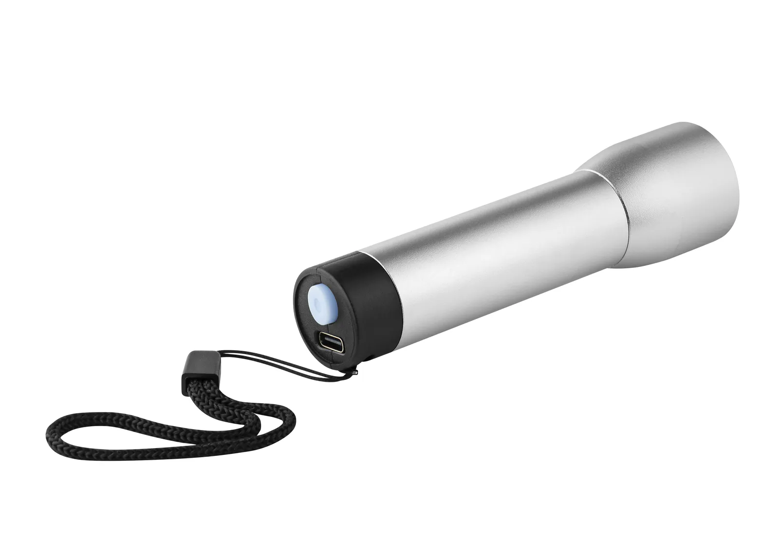 Taschenlampe "MetalRecharge Evo", silber – Bild 3