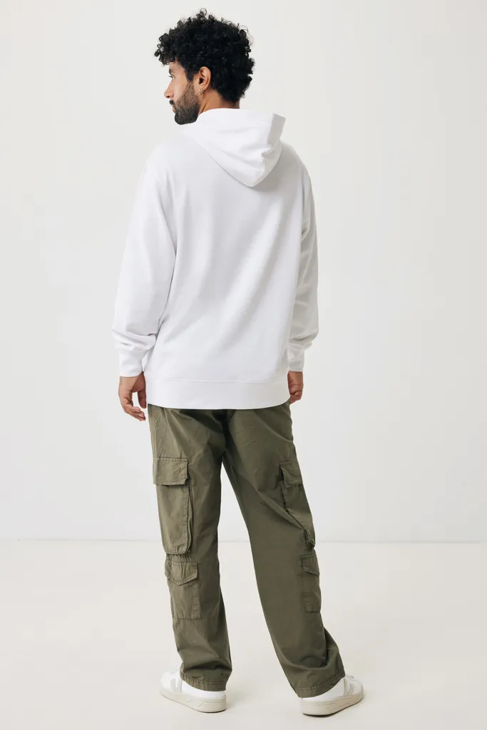 IQONIQ Yengo Hoodie mit Seitentaschen aus rec. Baumwolle, recycled white – Bild 6