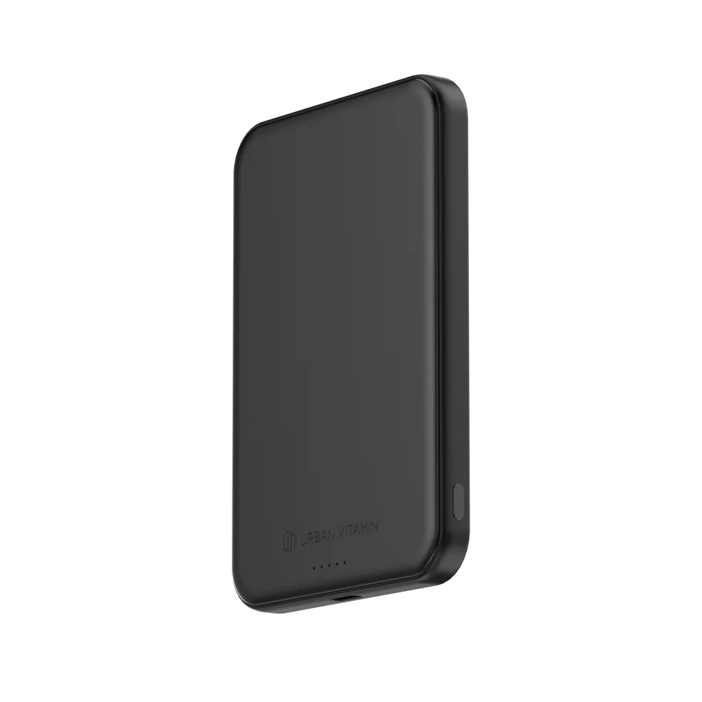 Urban Vitamin Pomona 5000mAh Qi2.2 25W magnetische Powerbank, schwarz – Bild 11