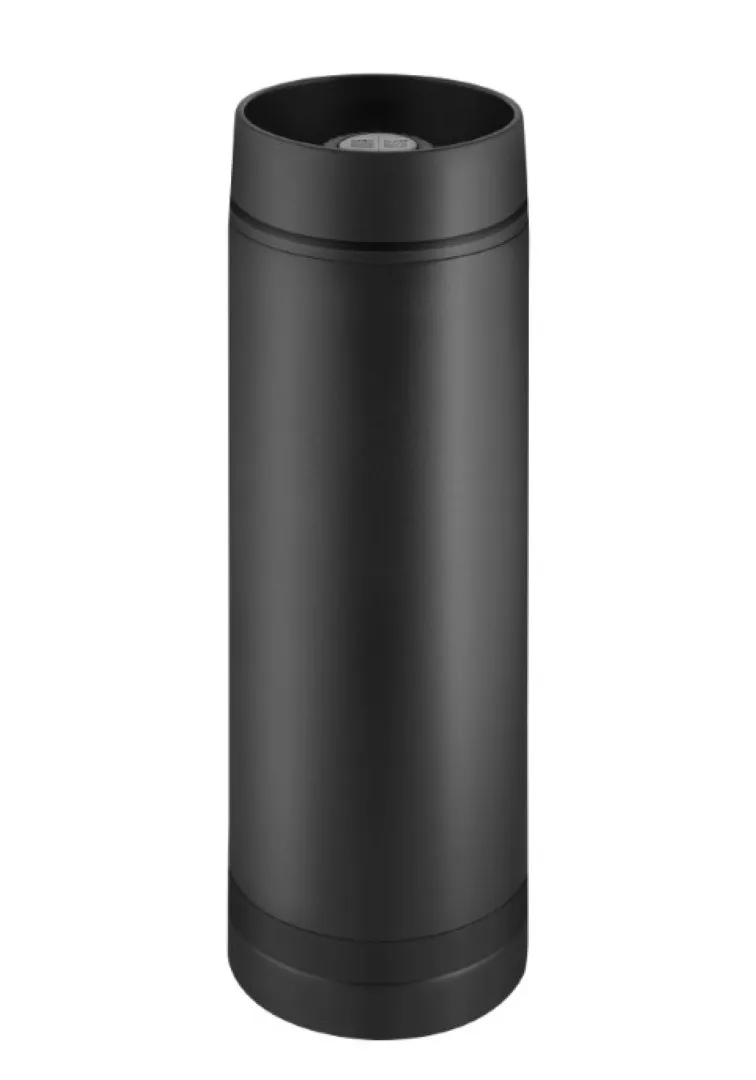 Thermobecher "Crema360°" schwarz/Ring schwarz