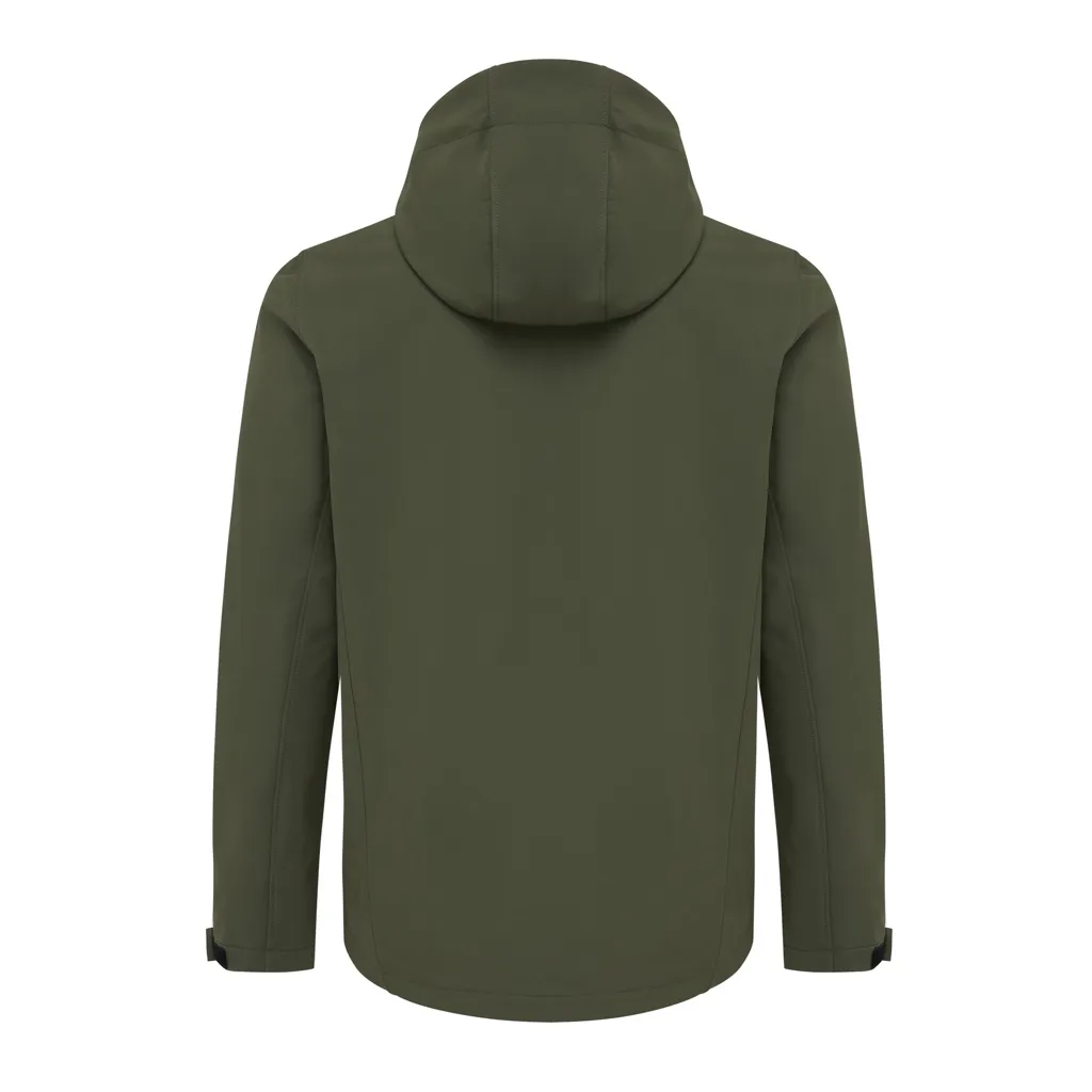 IQONIQ Makalu Herren Softshelljacke aus recyceltem Polyester, khaki – Bild 2