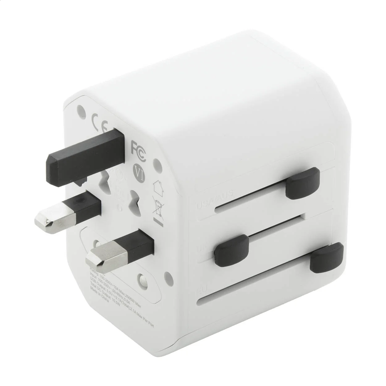Reiseadapter Jetsetter, weiß – Bild 6