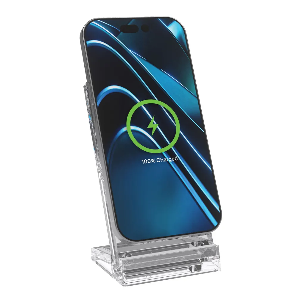Magcharge 15W magnetischer Wireless-Charging-Stand, transparent – Bild 2