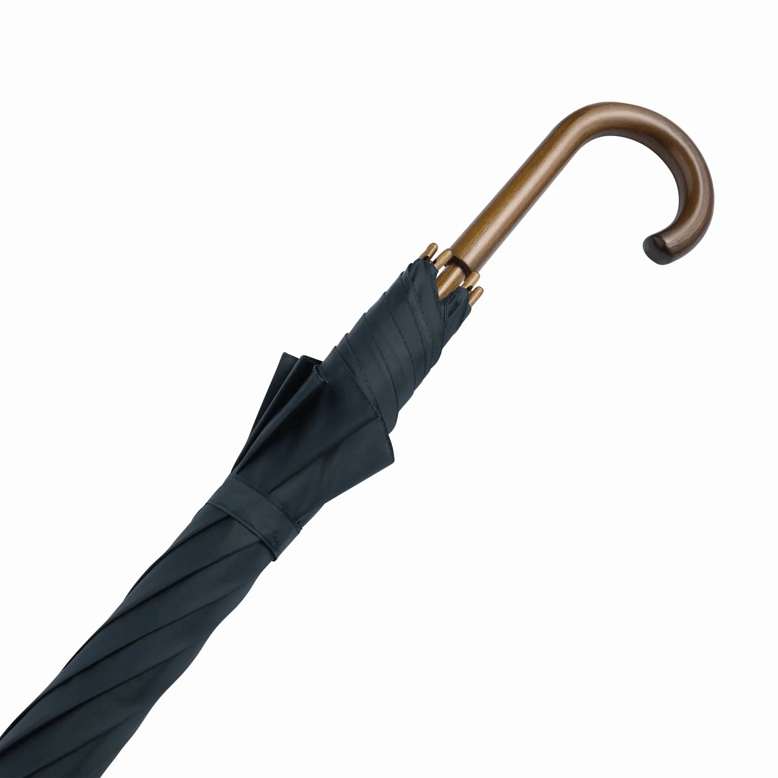 BOOGIE Umbrella, Automatik-Holzstockschirm, marineblau – Bild 6