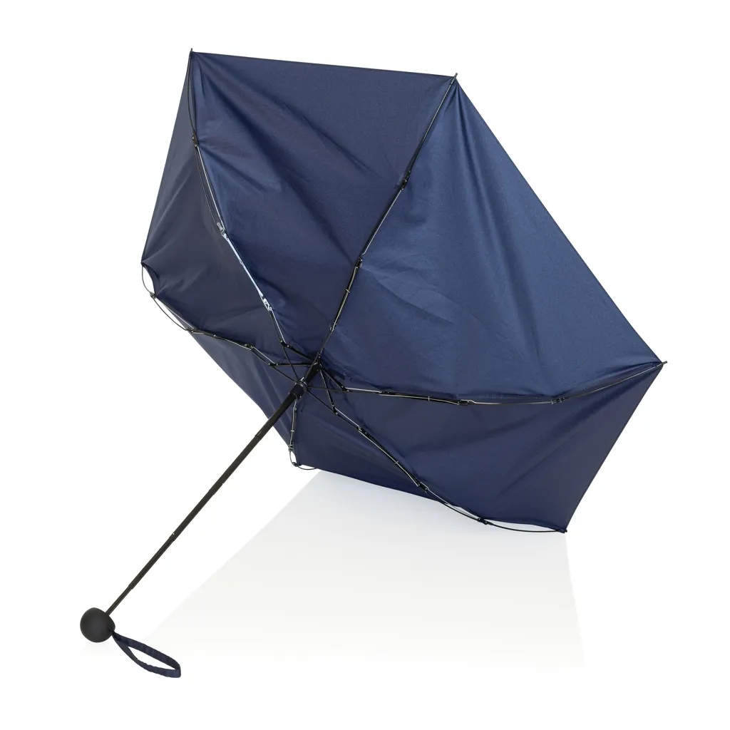 19,5“manueller Super-Mini-Schirm aus Aware™ rPET 190T Pongee, navy blau – Bild 3