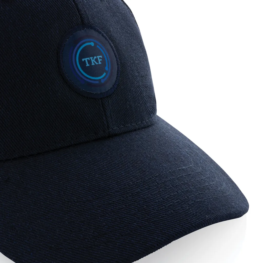 Impact 6 Panel Kappe aus 280gr rCotton mit AWARE™ Tracer, navy blau – Bild 2