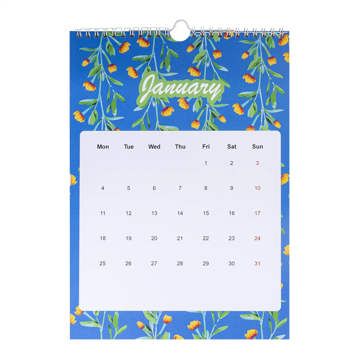 Individueller Wandkalender CreaDate Wall A4, weiß – Bild 3