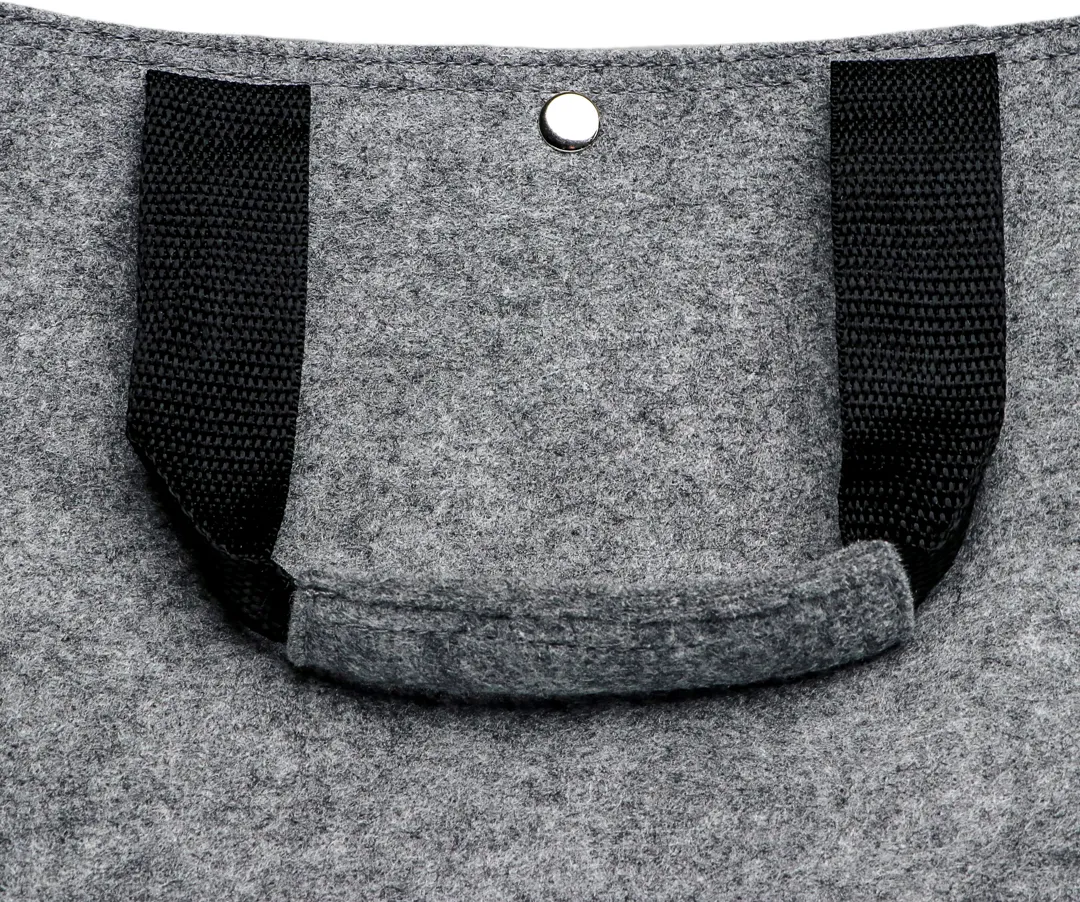 Polyesterfilz Shopper, anthrazit – Bild 3