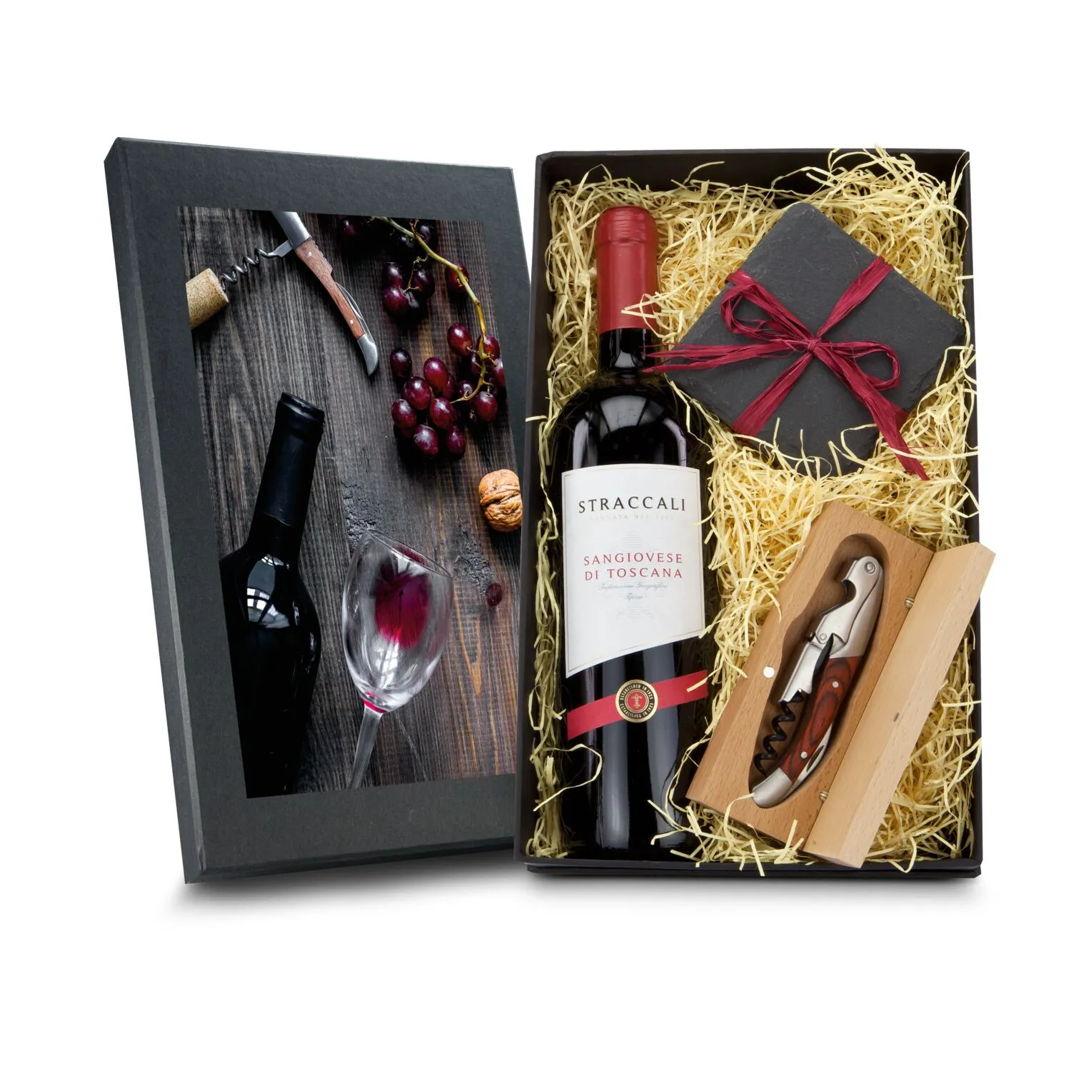 Geschenkset / Präsenteset: Wein-Freu(n)de, gelb – Bild 2