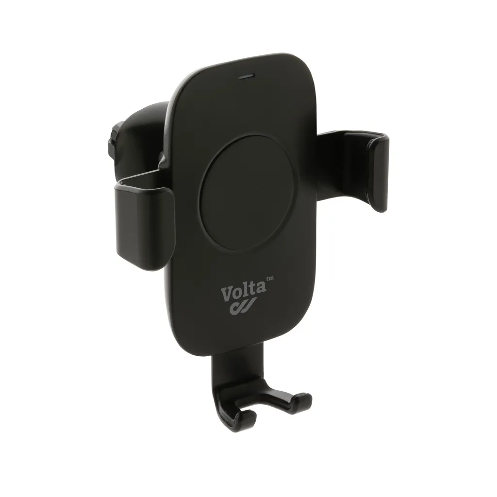10W Wireless Charging Autohalter aus RCS Plastik, schwarz – Bild 4