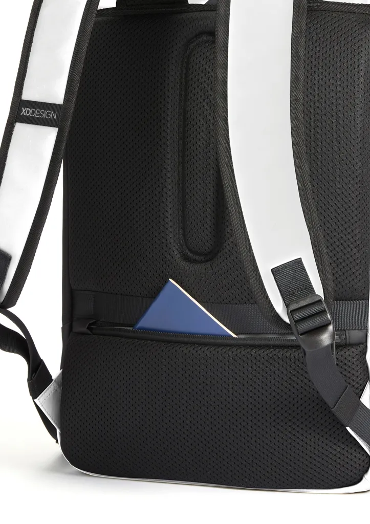 Urban wasserabweisender Flap-Top Rucksack, off white – Bild 14