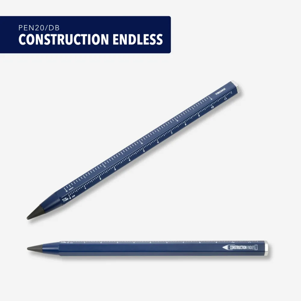 Multitasking-Bleistift CONSTRUCTION ENDLESS dunkelblau, dunkelblau – Bild 5