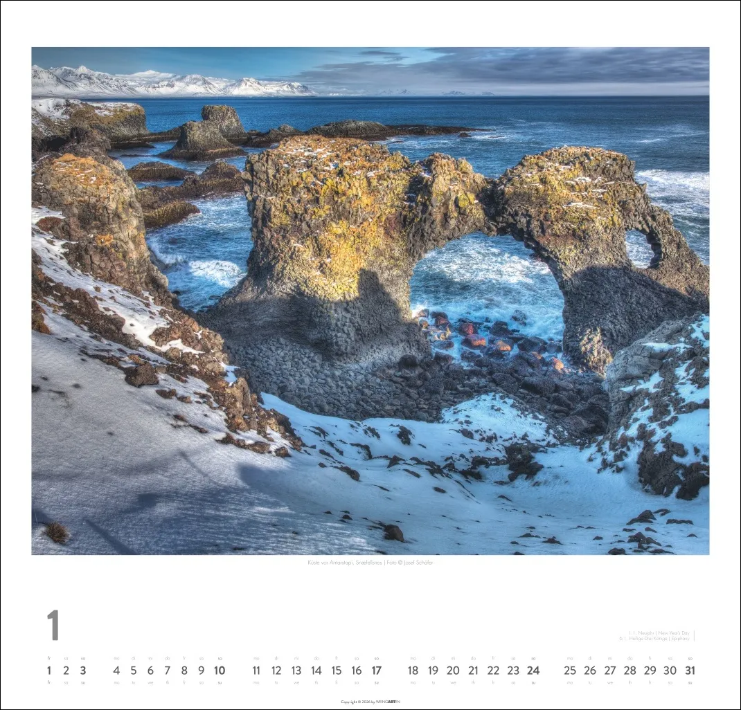 Island Wandkalender 2027 – Bild 2