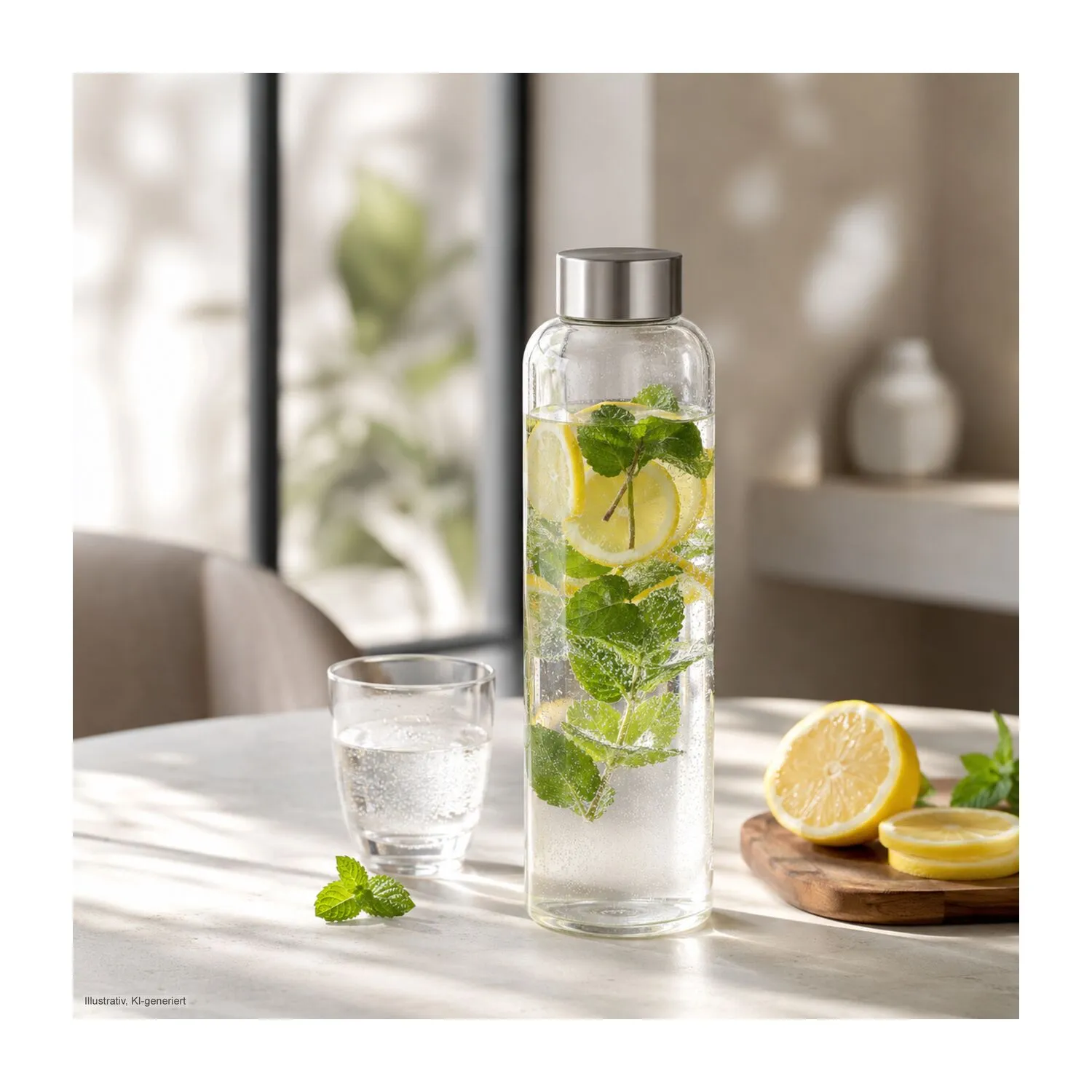 ROMINOX® Glaskaraffe // Pura 500 ml, auch für Kohlensäure geeignet, transparent – Bild 16