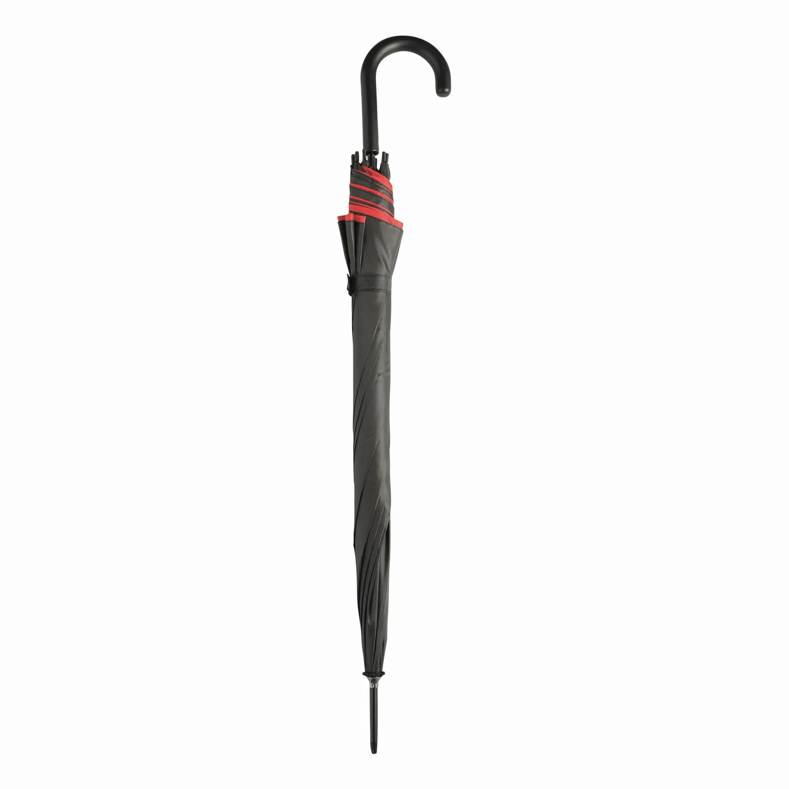 DOUBLY Umbrella, Automatik-Stockschirm, rot, schwarz – Bild 3