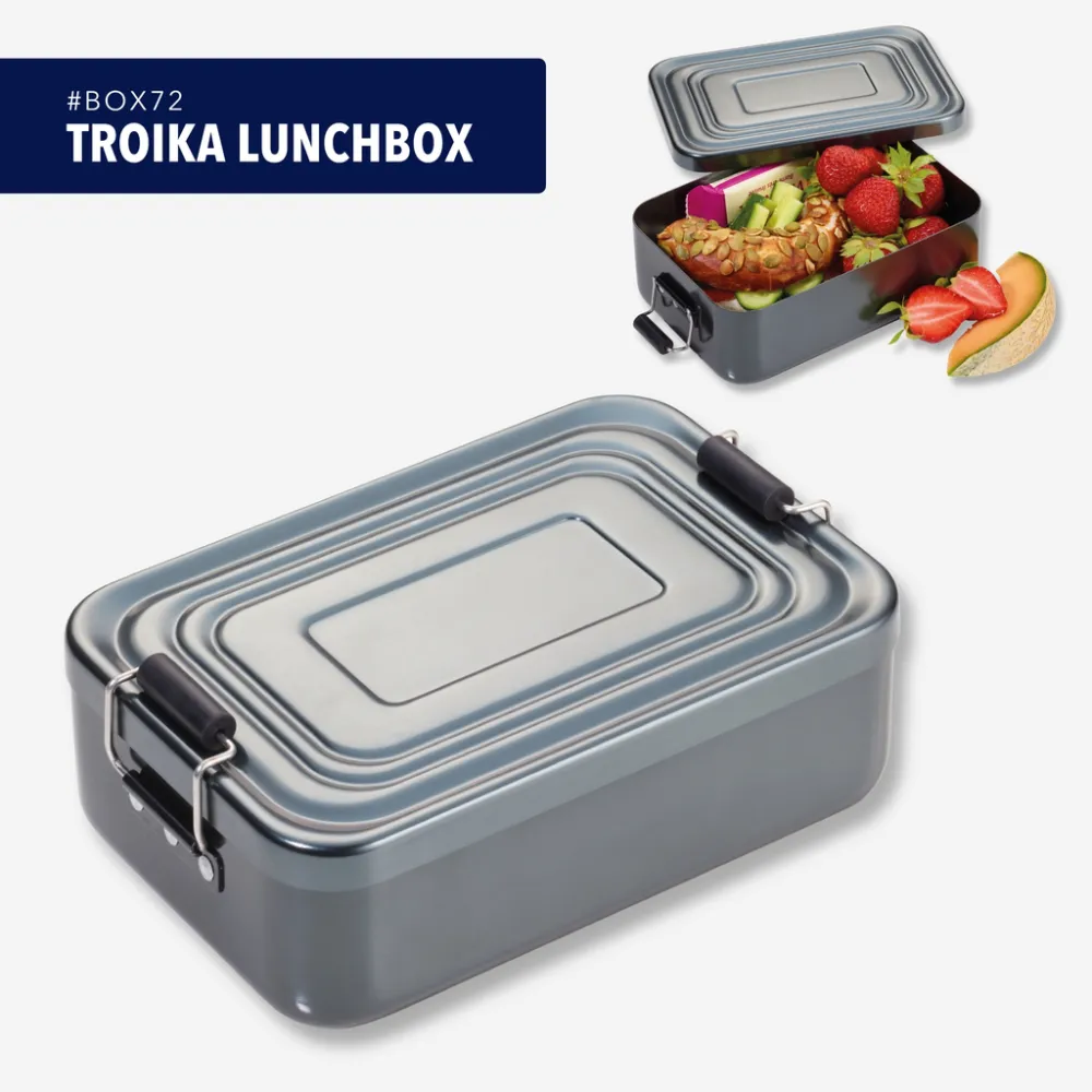 Lunch-Box TROIKA LUNCHBOX, titanfarben – Bild 5