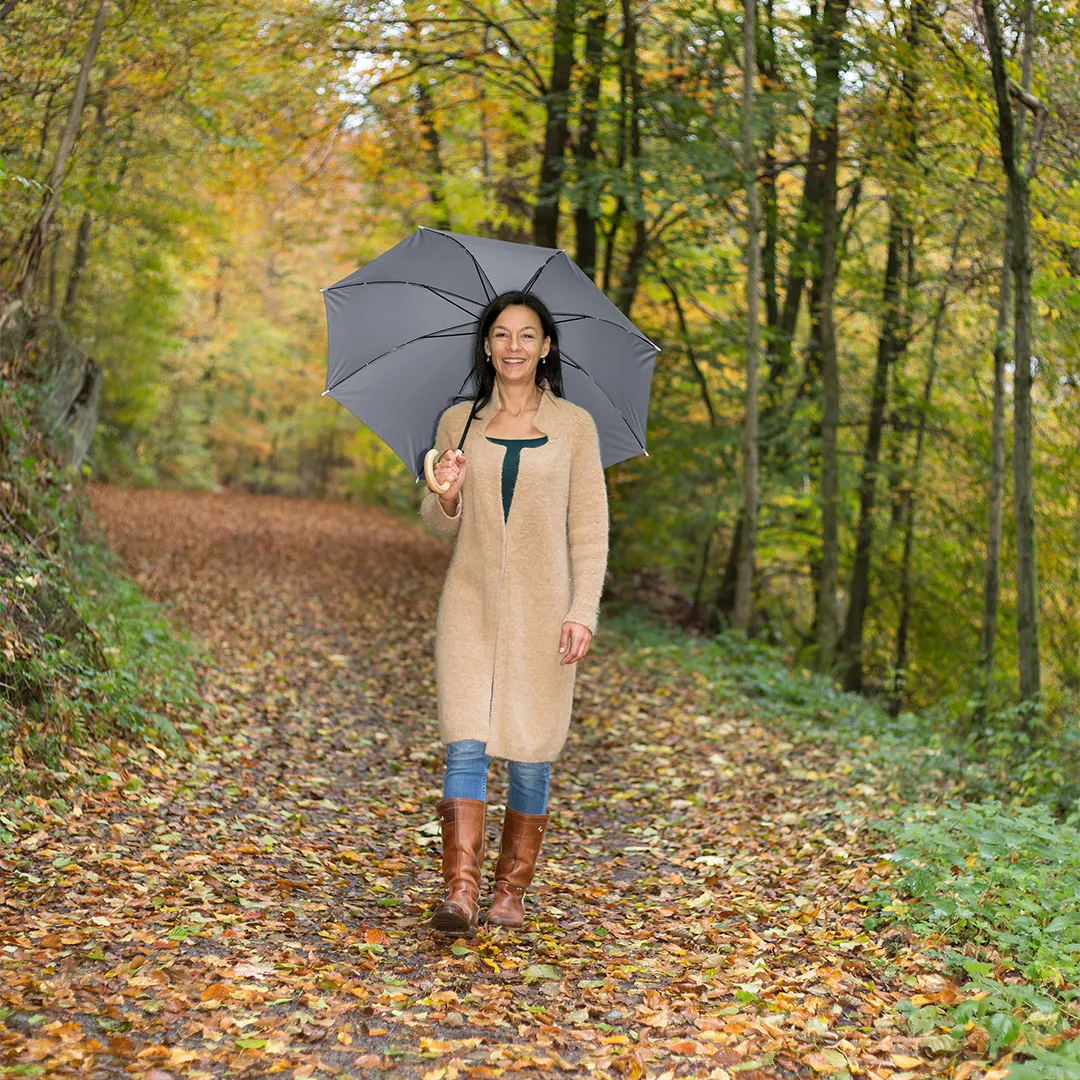 AC-Stockschirm ÖkoBrella, grau wS – Bild 9