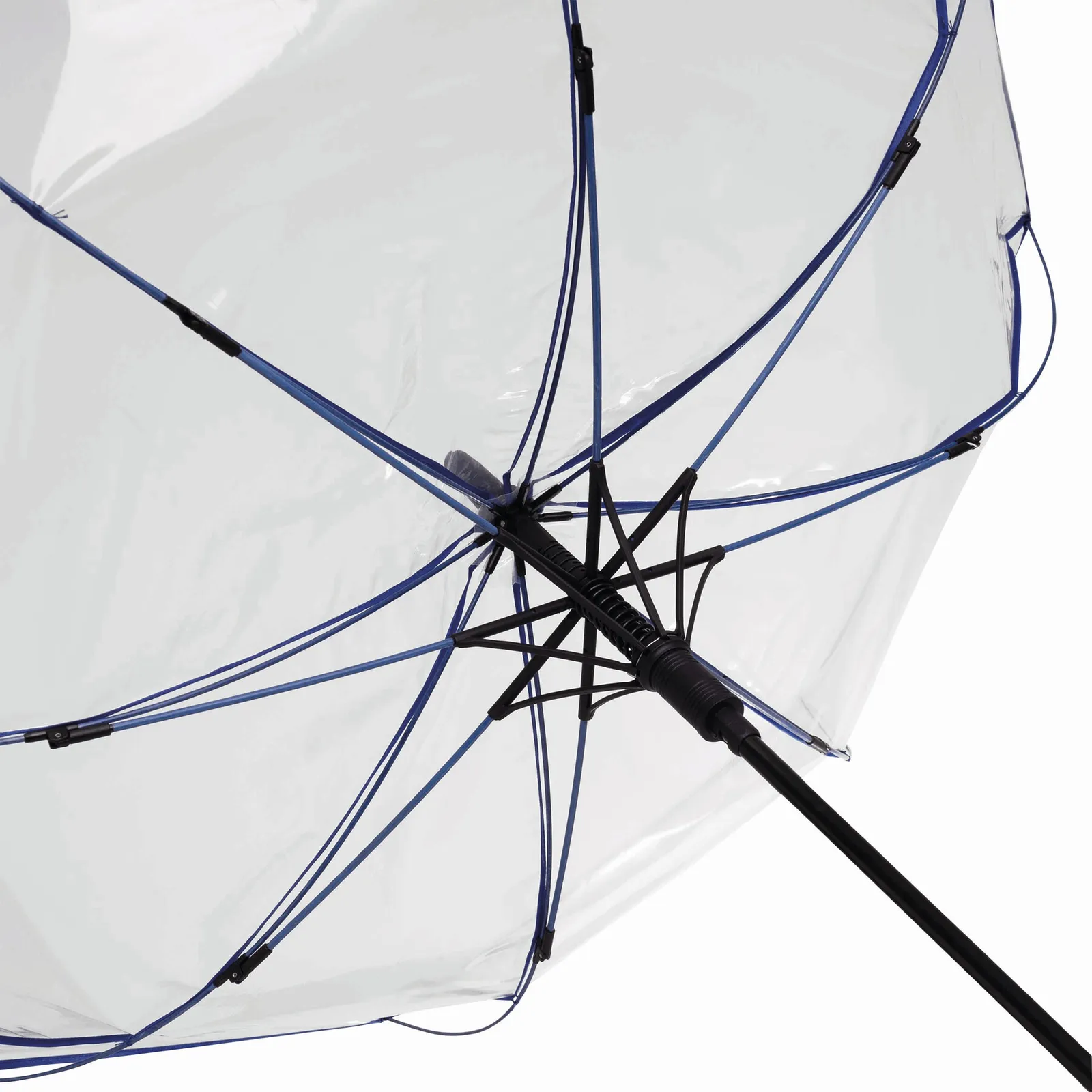 VIP Umbrella, Automatischer Windproof-Stockschirm, blau, transparent – Bild 7