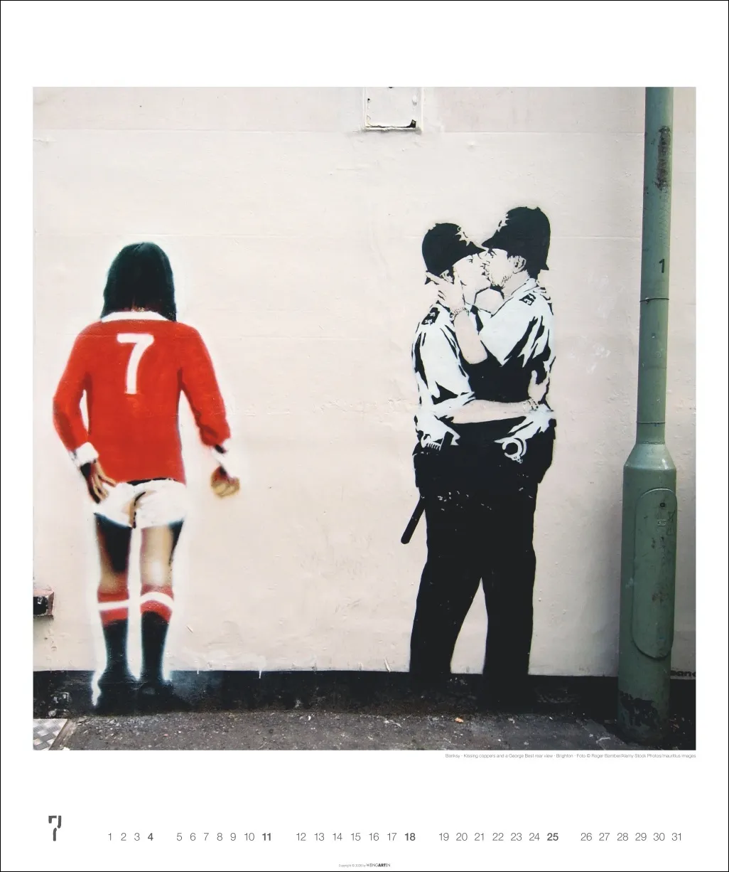 Banksy Edition Wandkalender 2027 – Bild 8