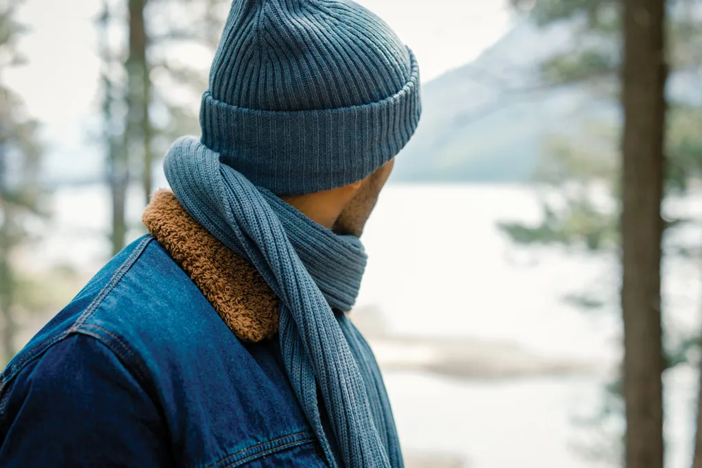 Impact AWARE™ Polylana® doppelt gestrickte Mütze, Sage blue – Bild 8
