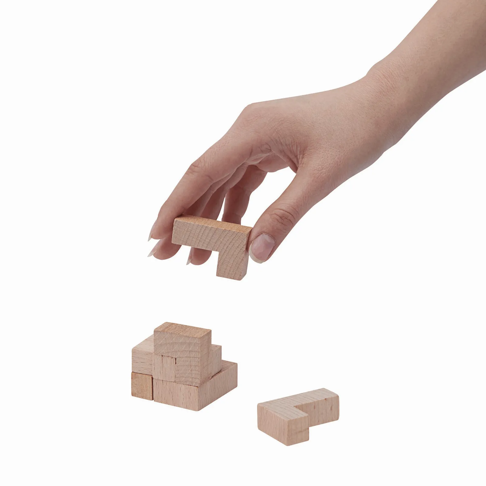 CRAZY CUBE-Puzzle holz, holz – Bild 4
