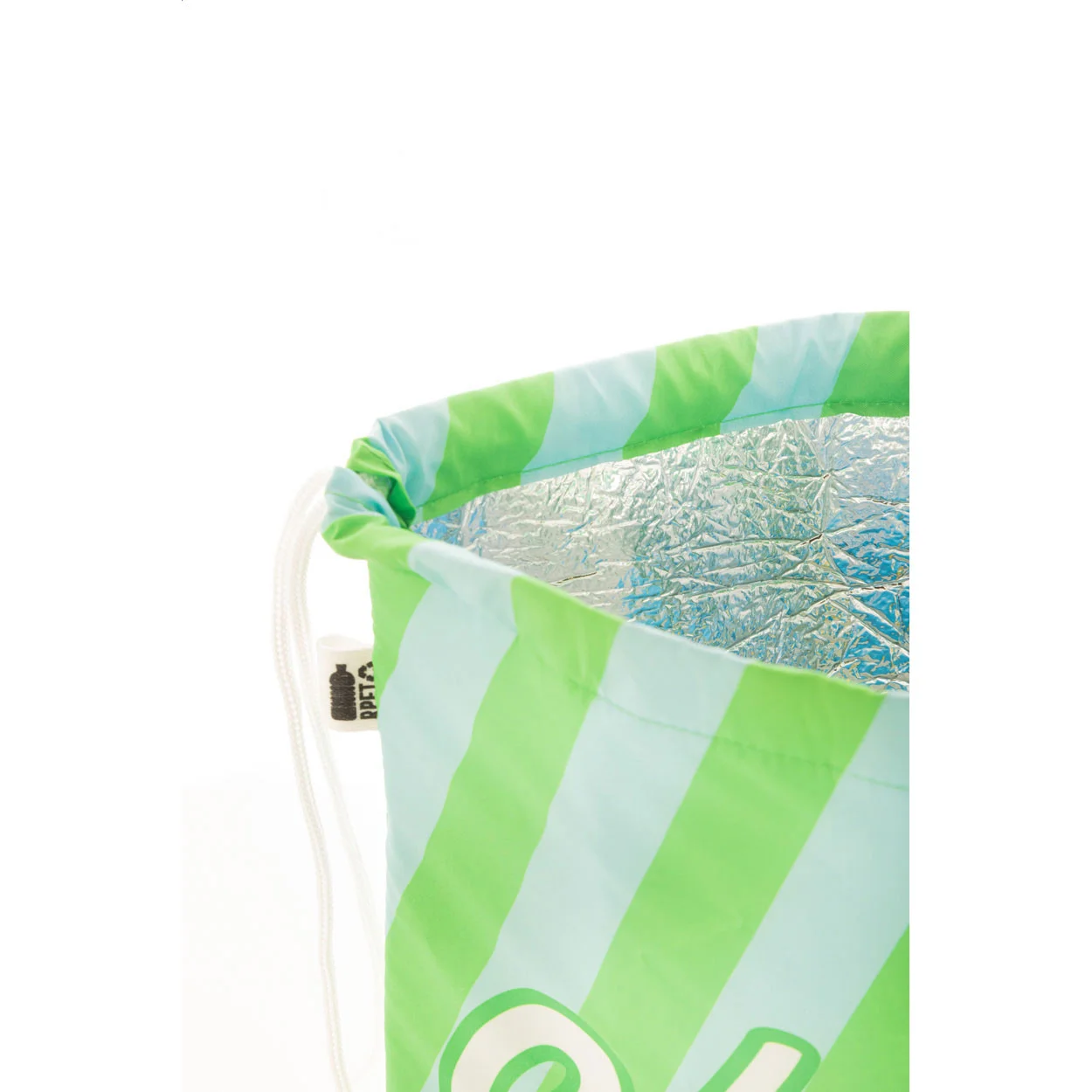 Individuell bedruckbare Kühl-Kordelzugtasche für Kinder CreaCool Draw Kids, weiß – Bild 7