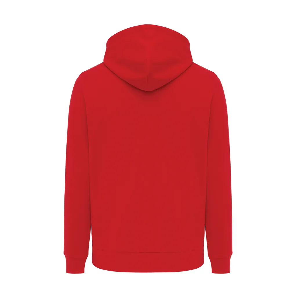 IQONIQ Rila Lightweight Hoodie aus recycelter Baumwolle, rot – Bild 2