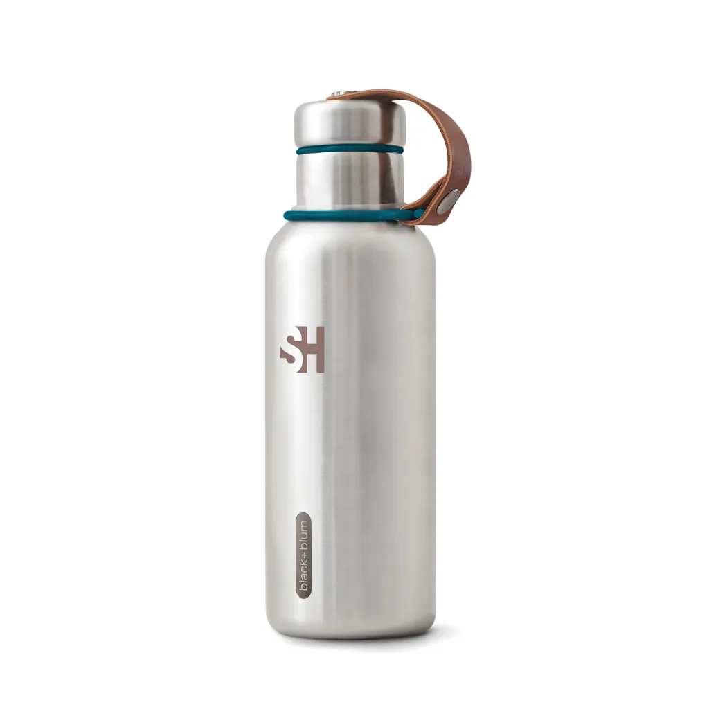 Black+Blum isolierte Wasserflasche klein, 500ml, turkis – Bild 8