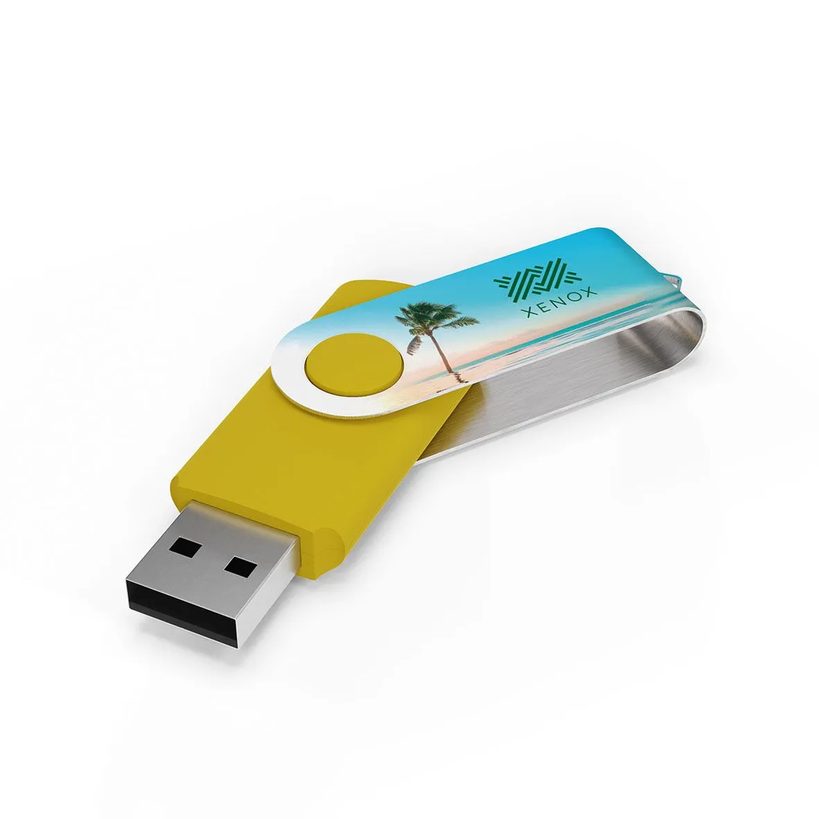 USB-Stick Twister, Gelb – Bild 8