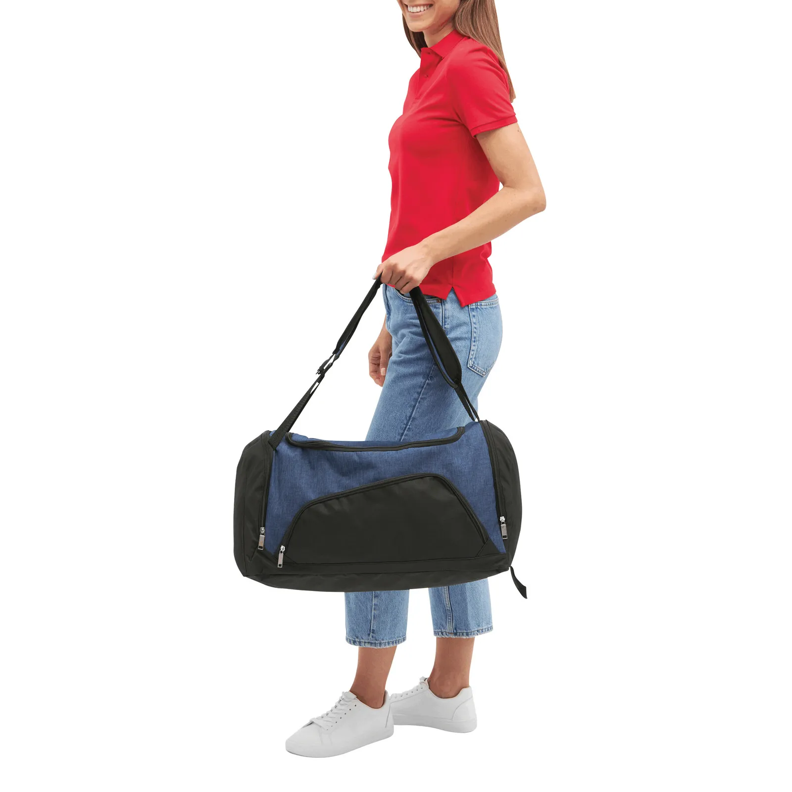 2 IN 1 - Sporttasche, blau, schwarz – Bild 12